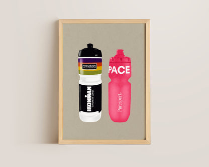 His & Hers Water Bottles Print