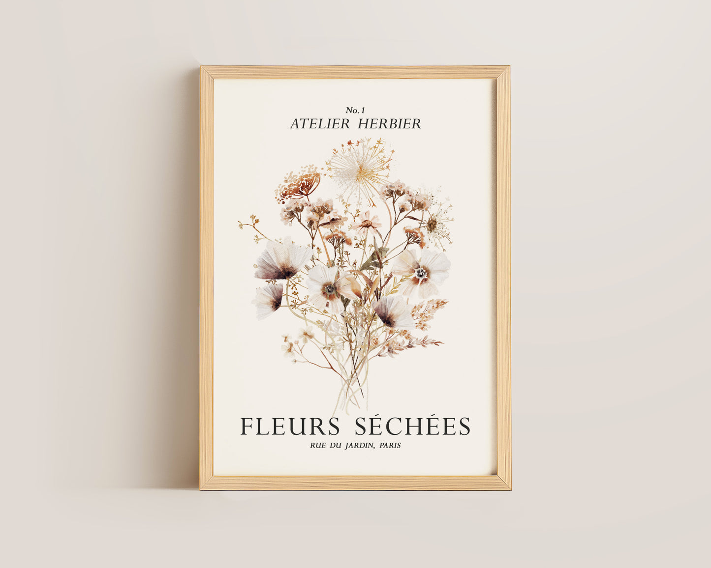 Fleurs Sechees Print