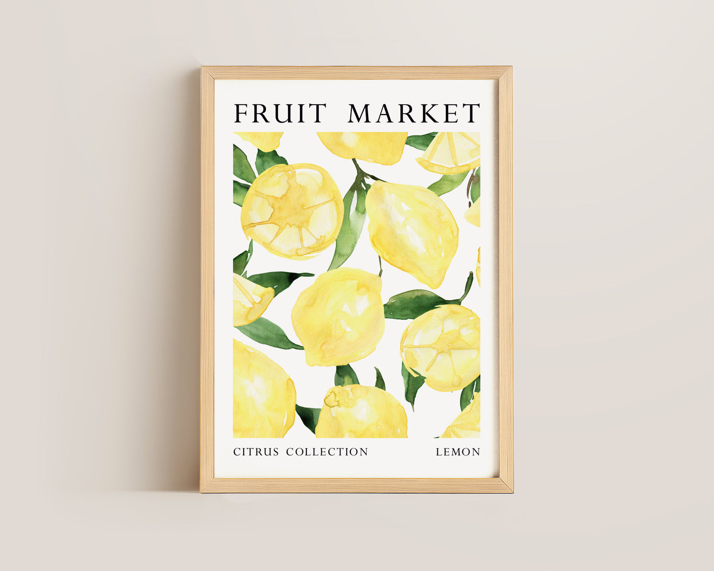 Fruit Market Lemon Print