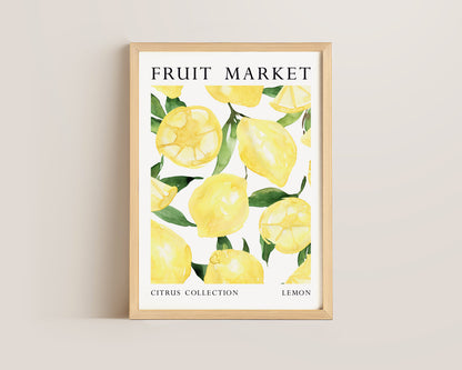 Fruit Market Lemon Print