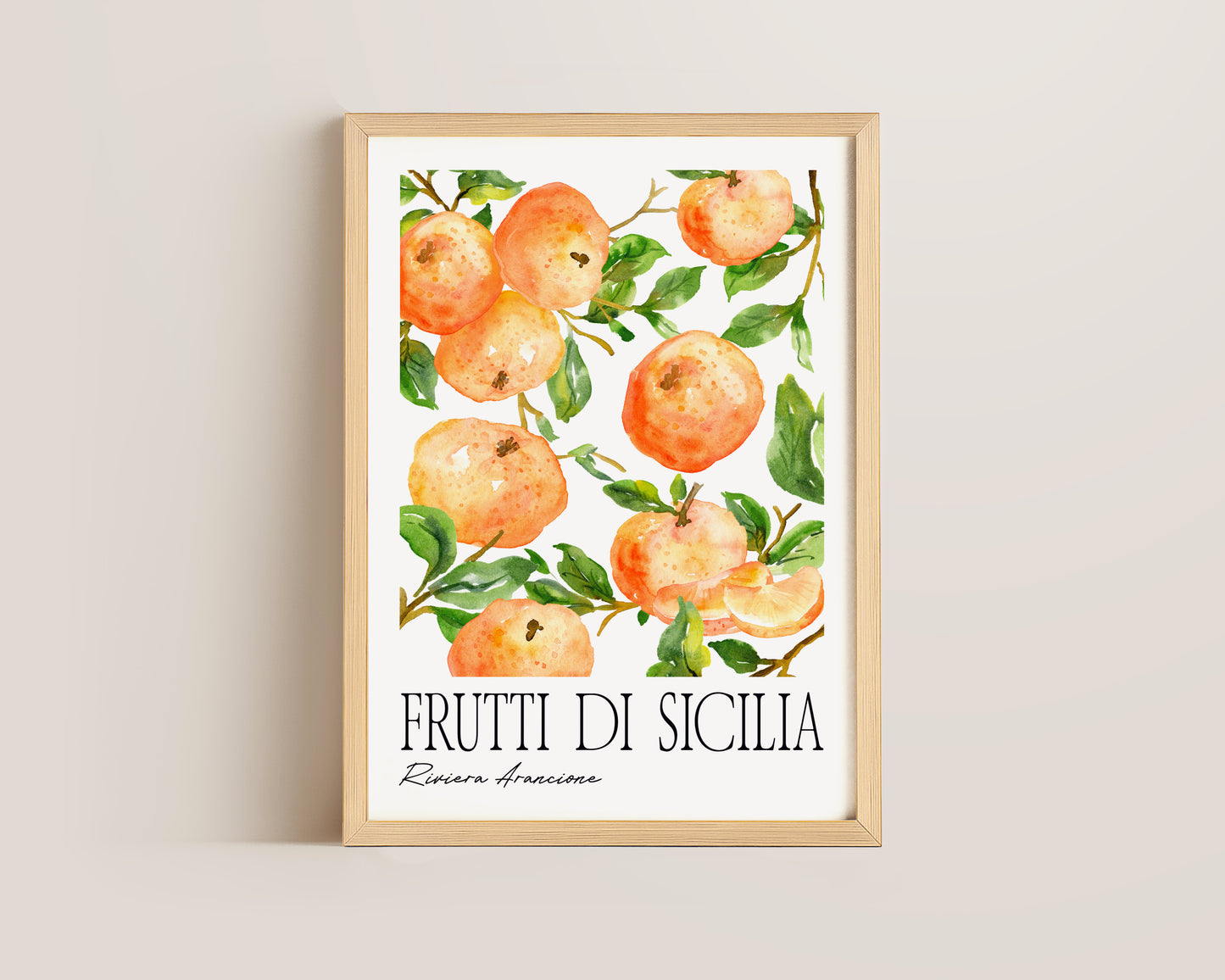 Frutti Di Sicillia Orange Print