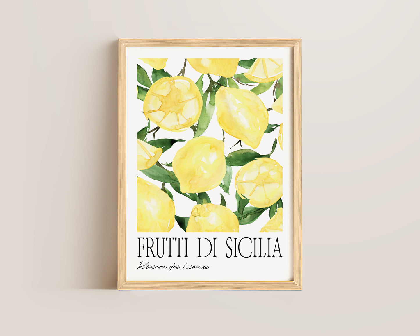 Frutti Di Sicillia Lemon Print