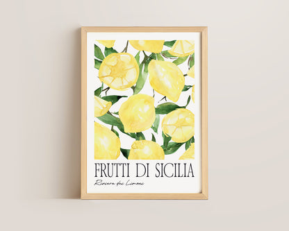 Frutti Di Sicillia Lemon Print