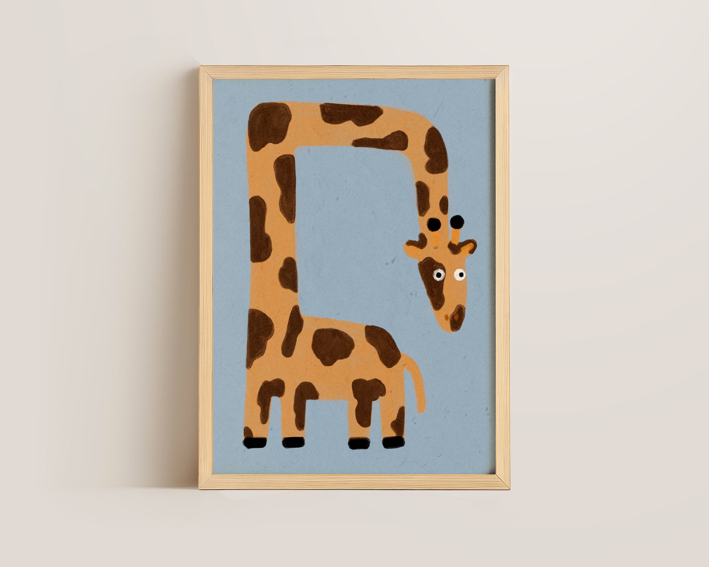 Crooked Giraffe Print