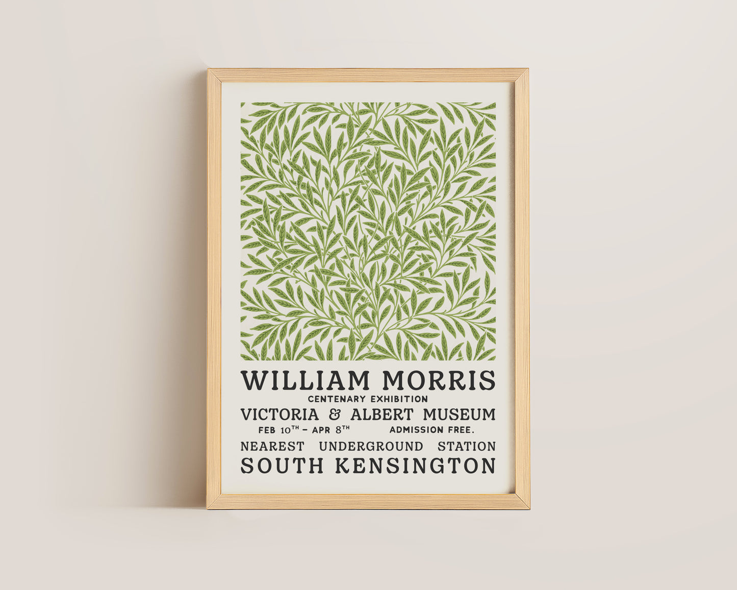 William Morris Green Vines Print