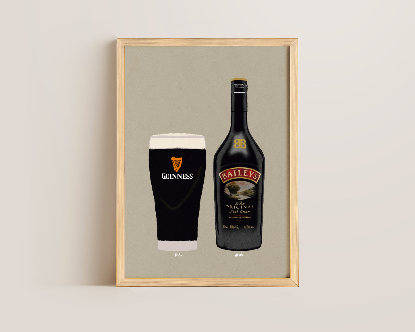 Guinness & Baileys Print
