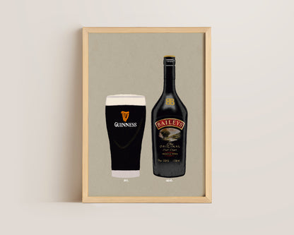 Guinness & Baileys Print