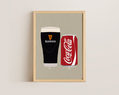 Guinness & Coke Print