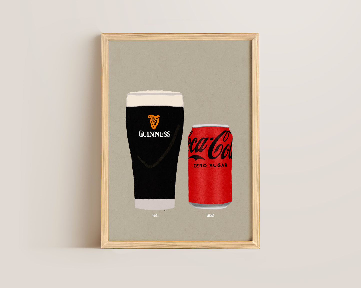 Guinness & Coke Zero Print