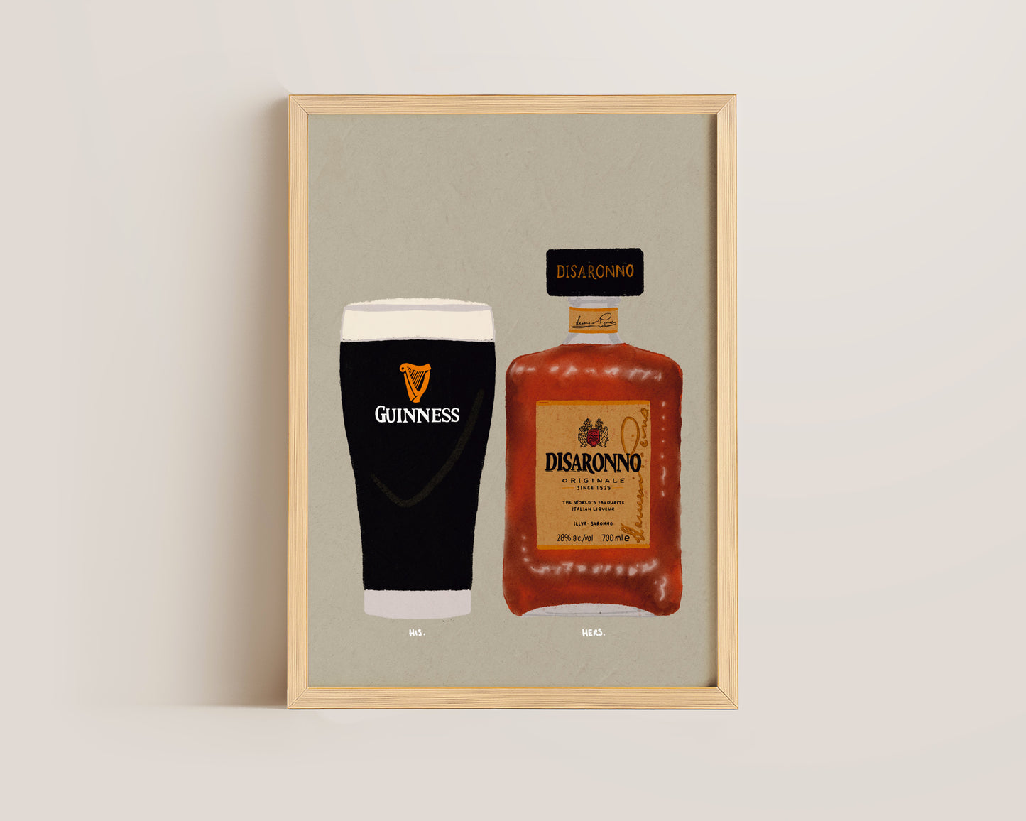 Guinness & Disaronno Print