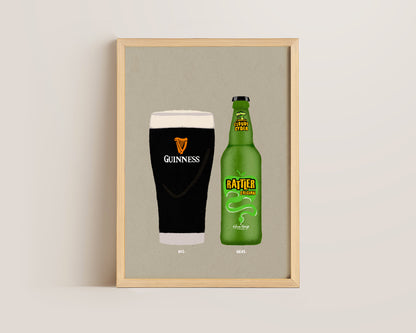 Guinness & Rattler Print