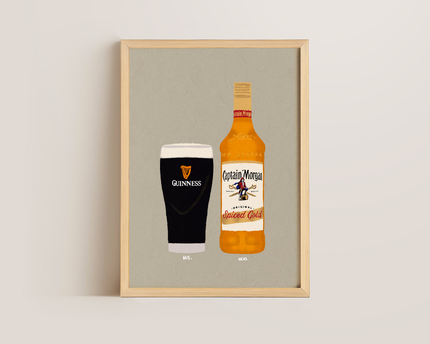 Guinness & Spiced Rum Print