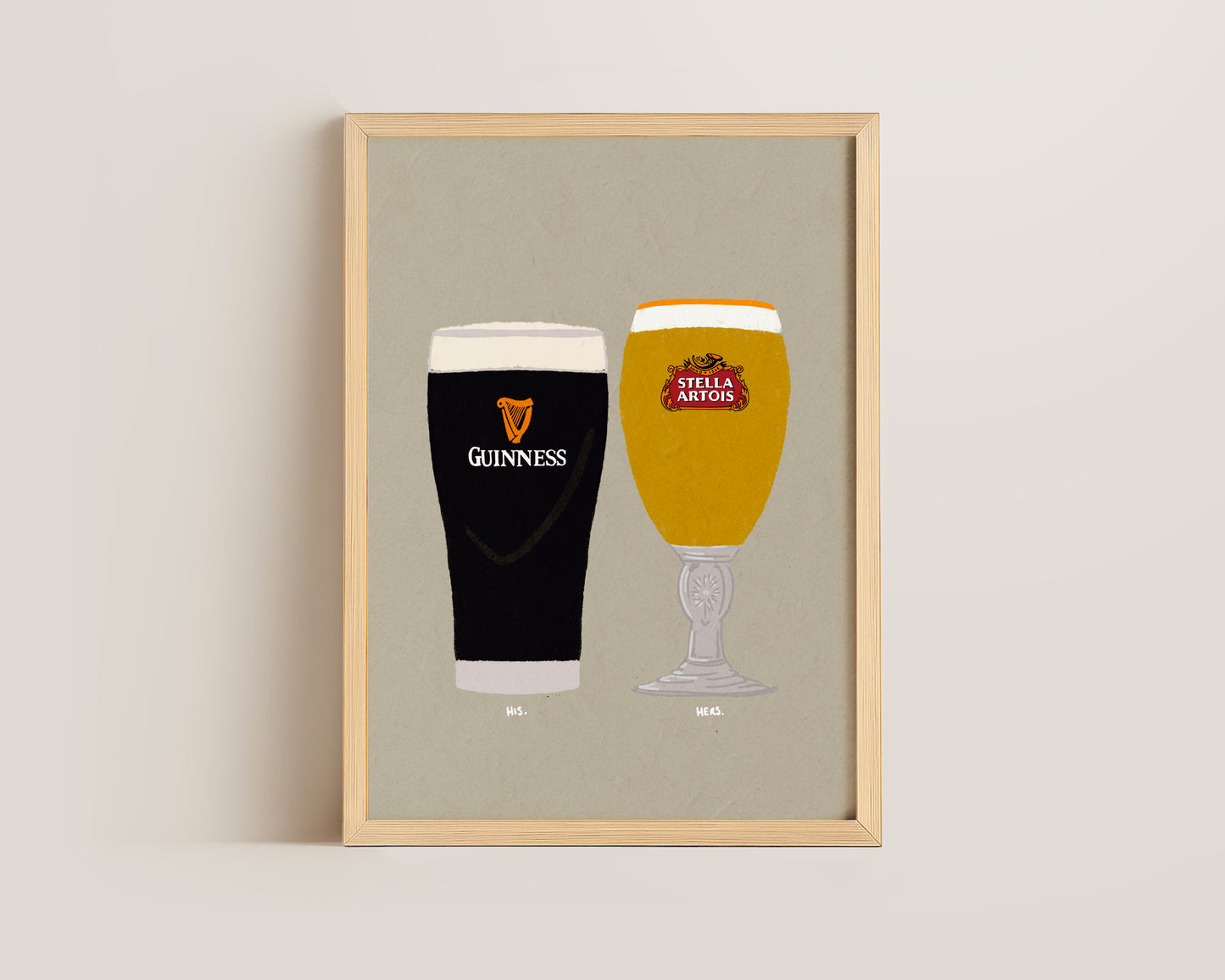 Guinness & Stella Print