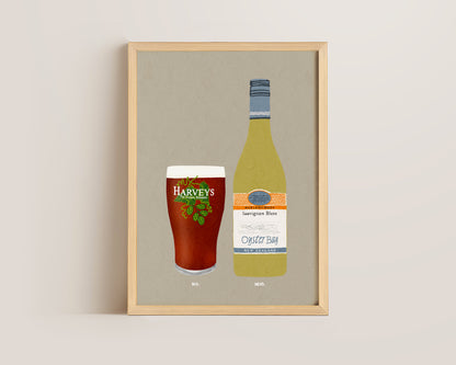 Harvey's & Oyster Bay Print
