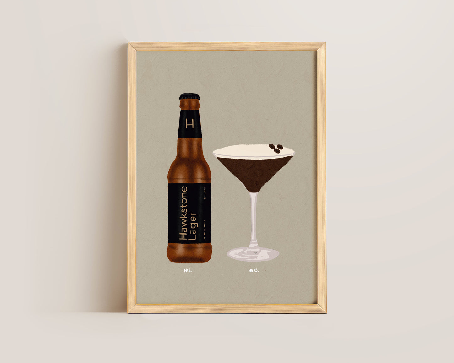 Hawkstone Lager & Espresso Martini Print
