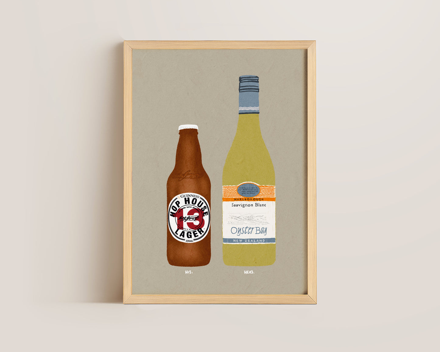 Hop House & Oyster Bay Print