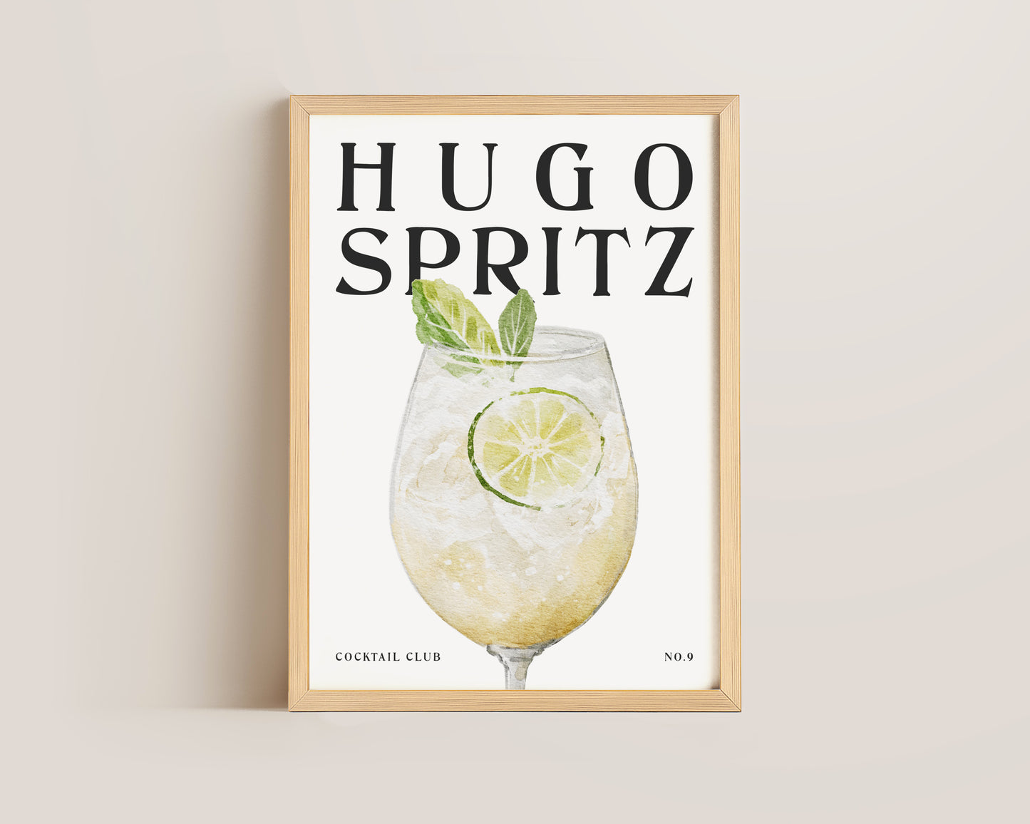 Hugo Spritz Cocktail Print