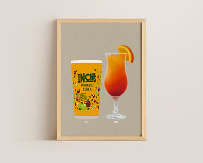 Inch's & Sex On The Beach Print