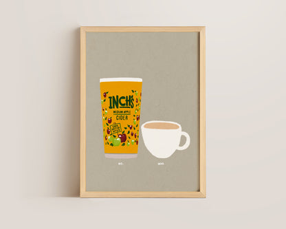 Inch's & Cup of Tea Print