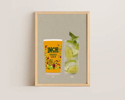 Inch's & Mojito Print