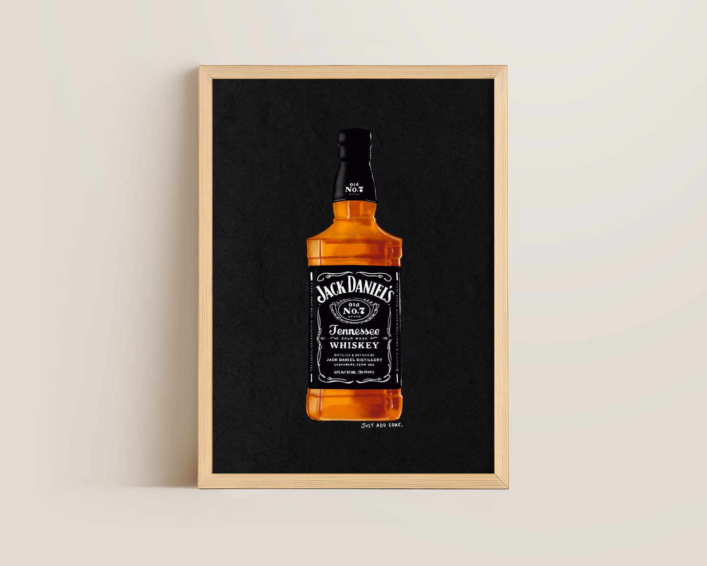 JD Just Add Coke Print