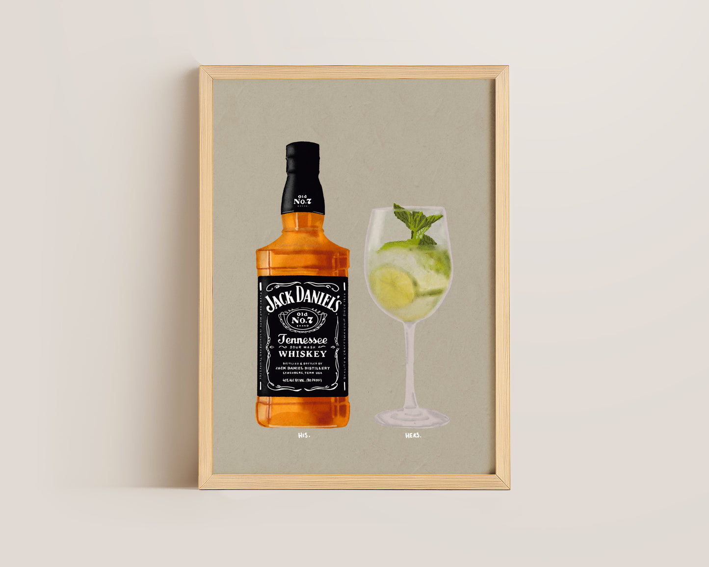 Jack Daniel's & Hugo Spritz Print