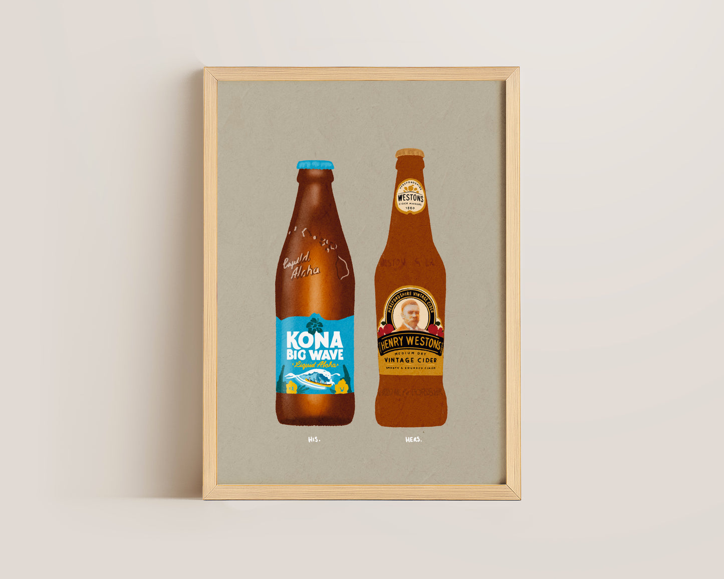 Kona Big Wave & Henry Westons Print