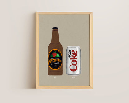 Strawberry Lime Kopparberg & Diet Coke Print
