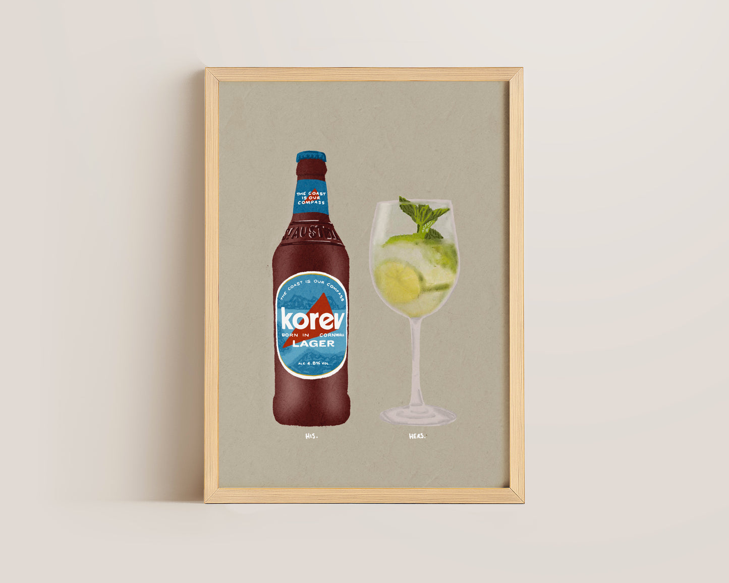 Korev Beer & Hugo Spritz Print