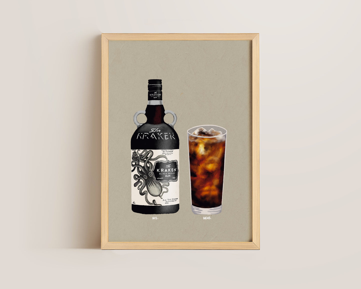 Kraken & Rum Coke Print