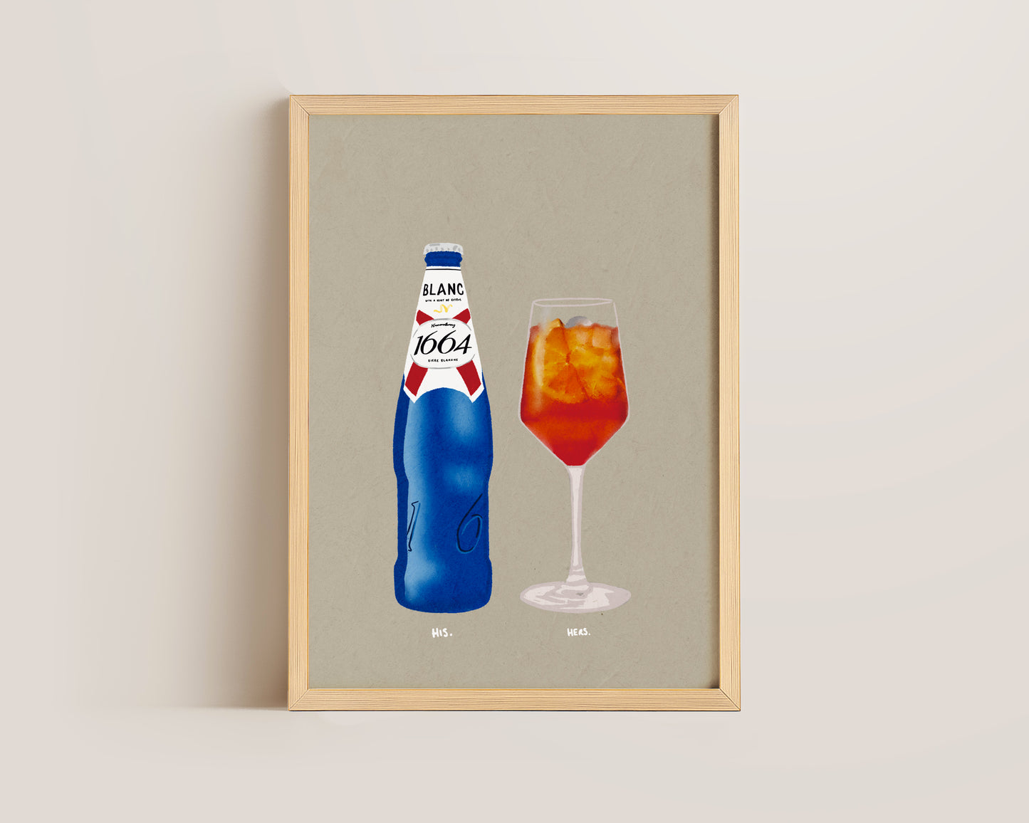 Kronenburg Blanc & Aperol Spritz Print