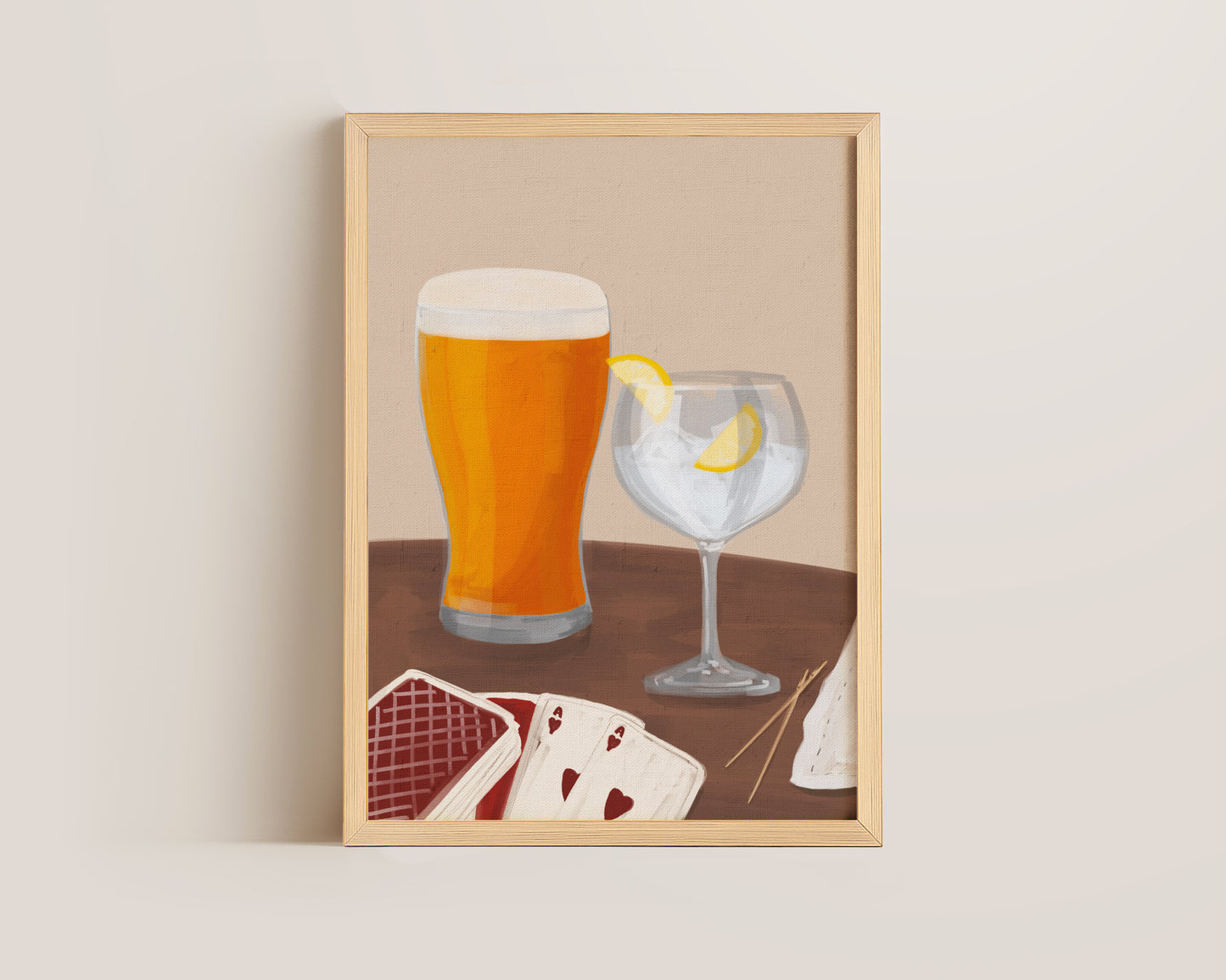 Lager & G&T Date Night Print