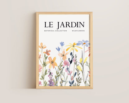 Le Jardin Wildflowers Print