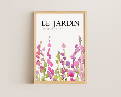 Le Jardin Wisteria Print