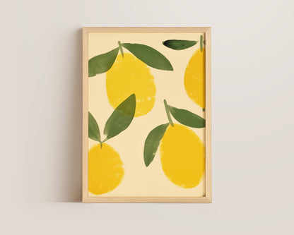 Lemons Art Print