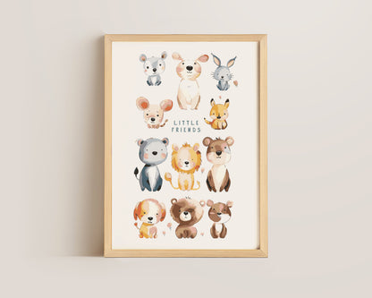 Little Friends Print