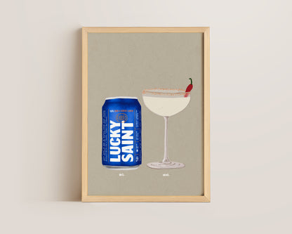 Lucky Saint & Spicy Marg Print