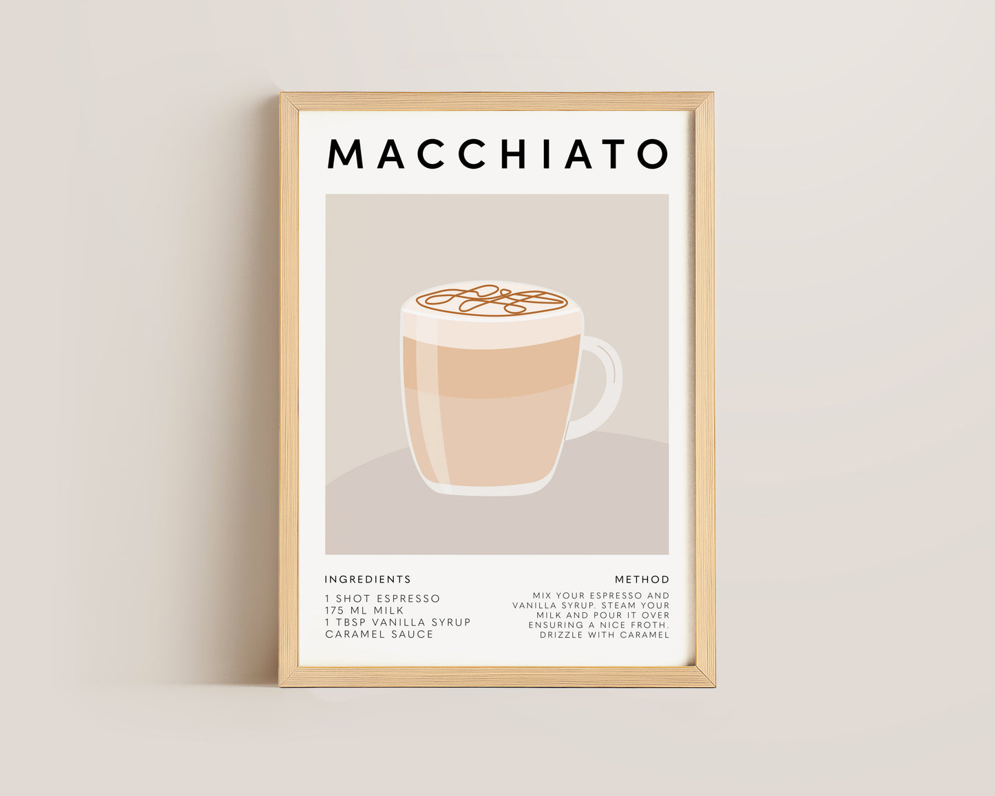 Macchiato Coffee Recipe Print