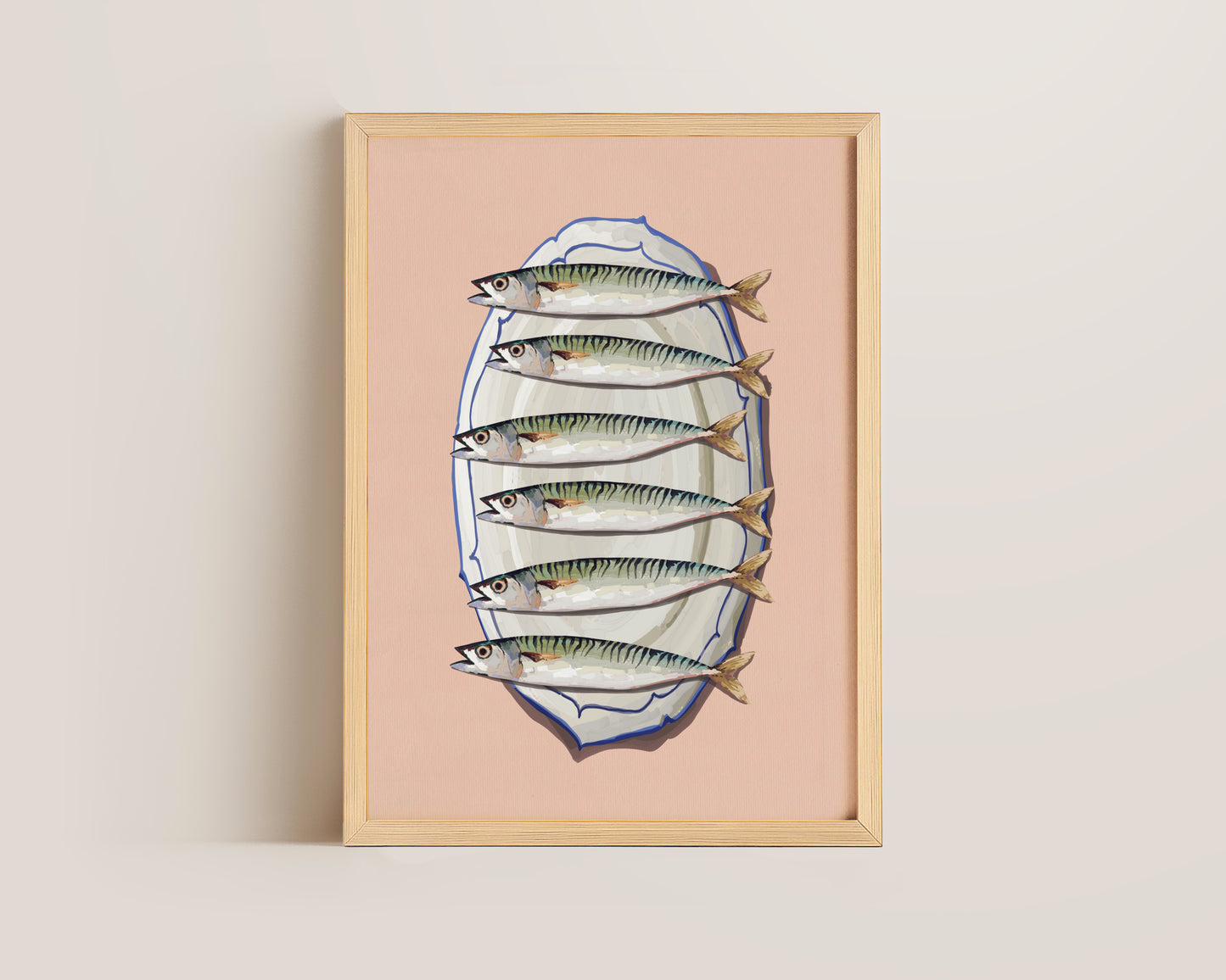 Pink Mackerel Print