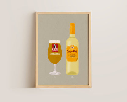 Madri & Campo Viejo Blanco Print