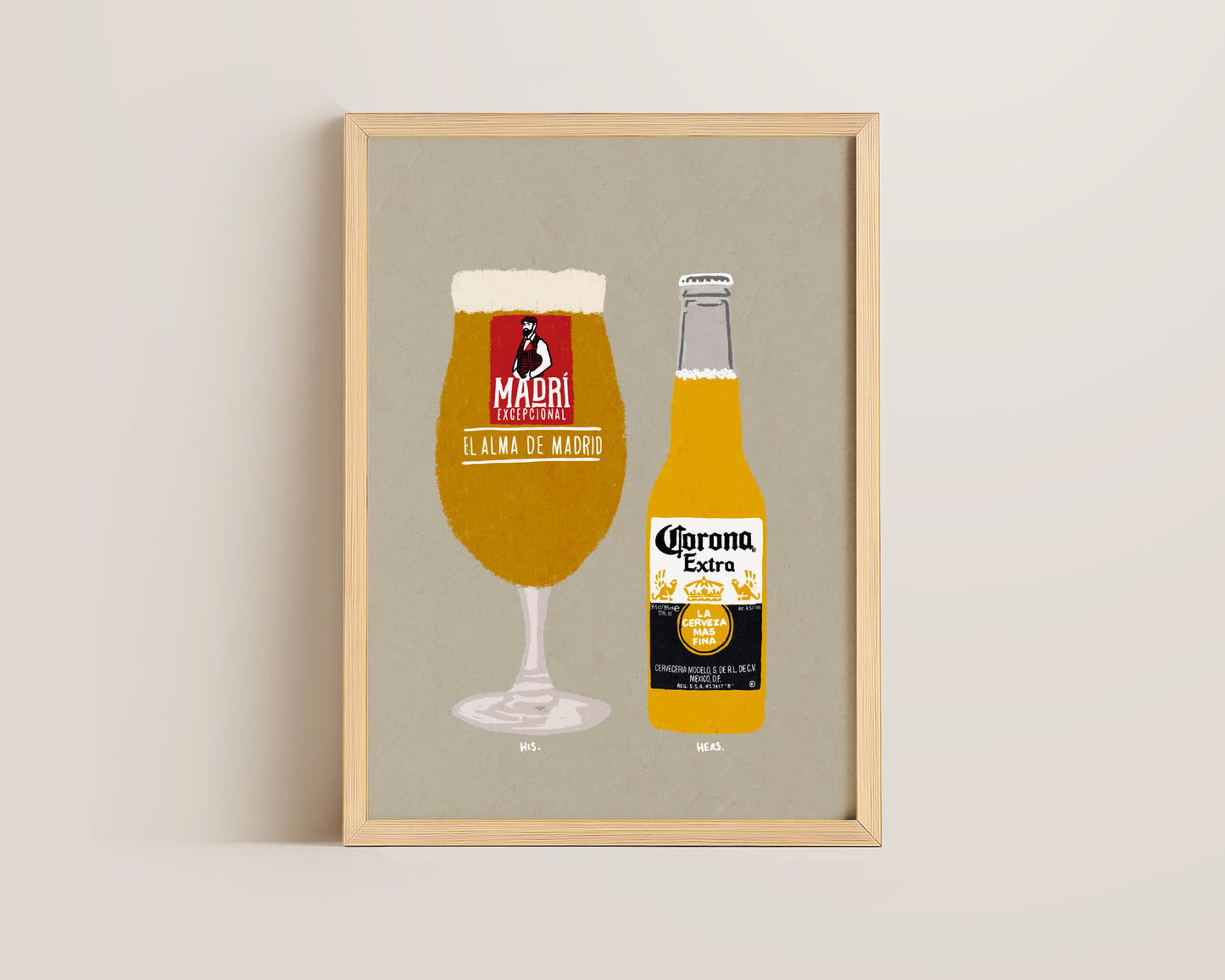 Madri & Corona Print