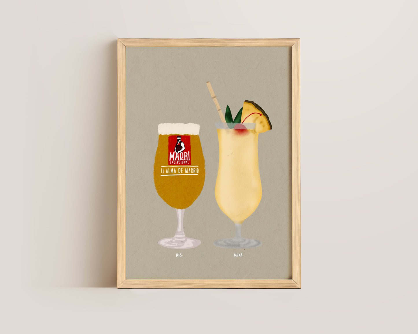 Madri & Pina Colada Print