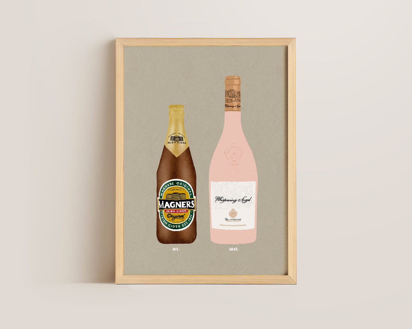 Magners & Whispering Angel Print