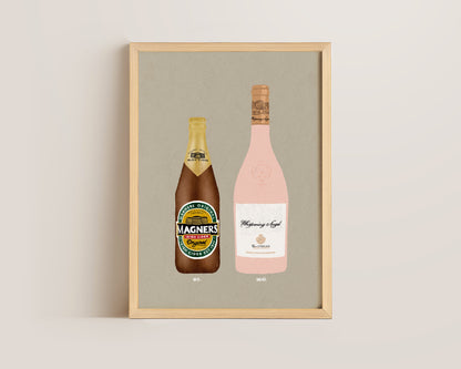 Magners & Whispering Angel Print