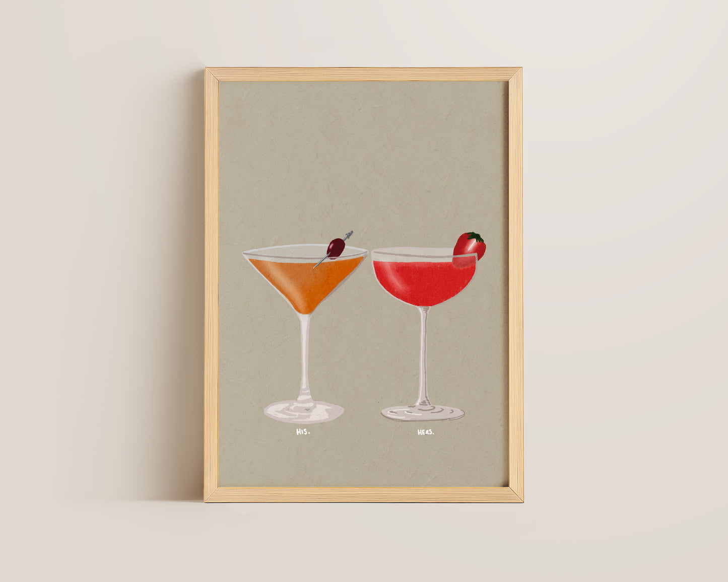 Manhattan & Strawberry Daiquiri Print