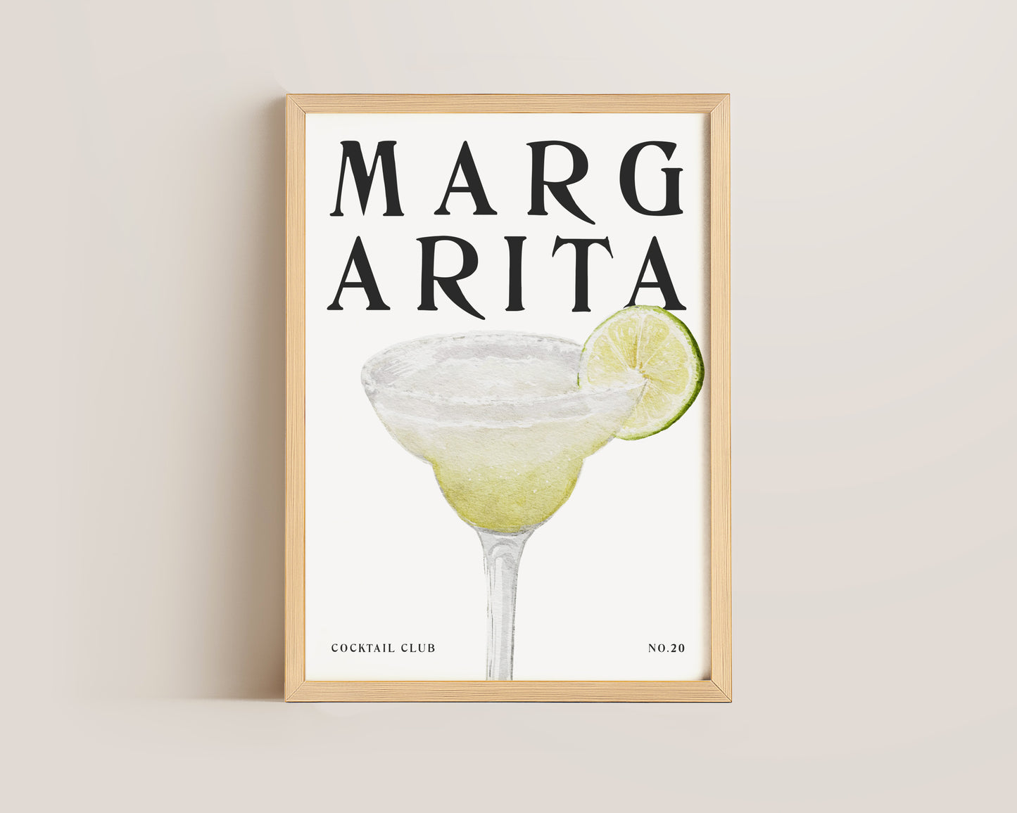 Margarita No. 2 Cocktail Print