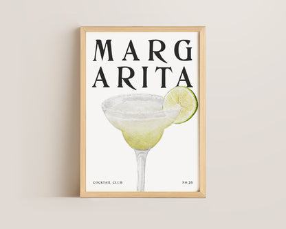 Margarita No. 2 Cocktail Print