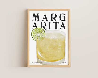 Margarita Cocktail Print