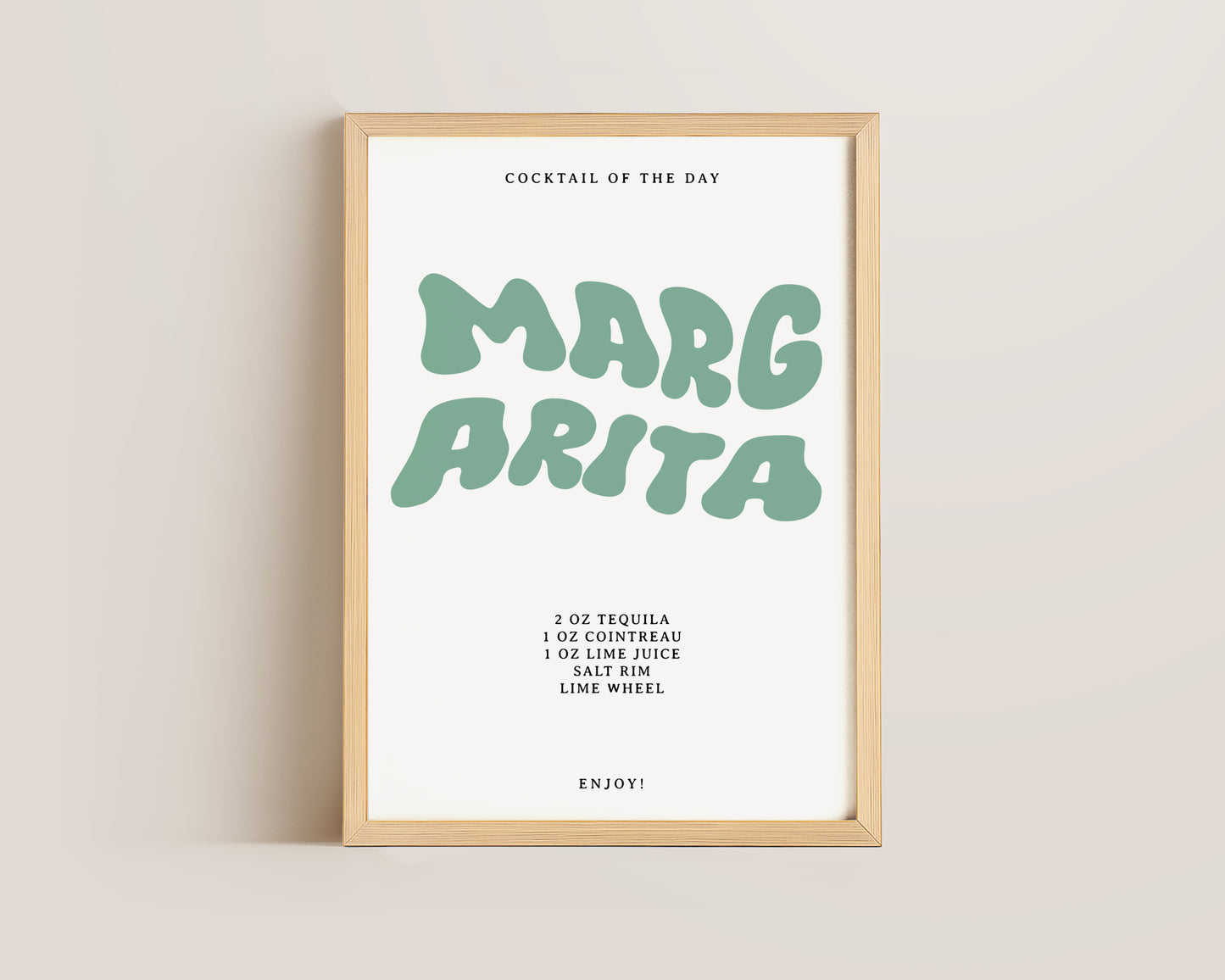 Margarita Recipe Print