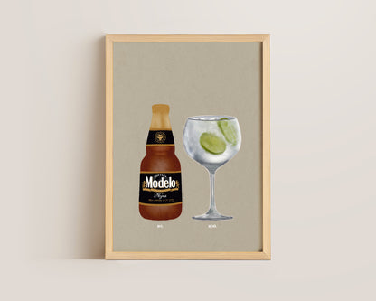 Modelo & G&T Print